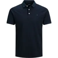 Jack & Jones Herren + Fit Polo Shirt Kurzarm Pique Hemd JJEPAULOS Big Size |