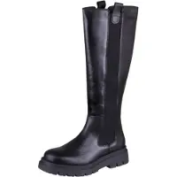 Apple Of Eden Damen Sommer Stiefel Gaia1 in Schwarz, komfortable Schlüpfstiefel
