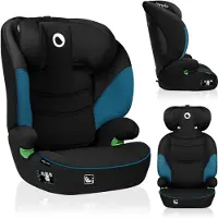 Lionelo Lars I-Size Autokindersitz ab 3 Jahre bis 12 Jahre, ab 12 kg bis 36 kg, i-Size, 12-36kg, 100-150 cm, Memory Foam - Türkis
