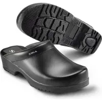 Sika Schuh Flexika offener Clog Schwarz-38
