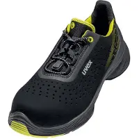 Uvex 1 G2 Halbschuhe S1 schwarz, gelb Weite 11 Gr. 38