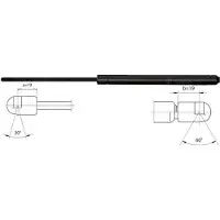 METZGER 2110461 Gasfeder Heckklappendämpfer für VW TOURAN (1T1, 1T2) 500mm