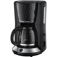 Russell Hobbs Honeycomb Glas-Kaffeemaschine (Schw.) 27011-56