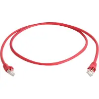 Telegärtner Patchkabel S/FTP, Cat.6A, LSOH, rot, 5 m