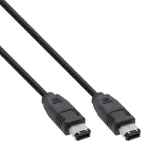 InLine FireWire IEEE1394 Kabel, 6pin Stecker auf 6pin Stecker, 400Mbit/s, 10m