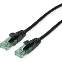Roline RM Patchkabel Cat.6A UTP, schwarz, 5 m