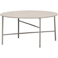 Ebuy24 Pesetos Gartentisch Ø70 Cm grau.