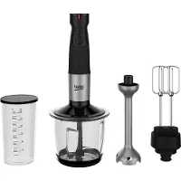 Beko HBA81762BX, Kochmixer, 1 l, Eis-Crusher, 750 W, Edelstahl