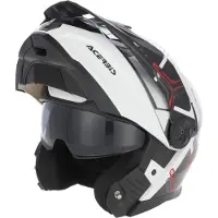 Acerbis Rider Graphic Weiß Schwarz Klapphelm Größe M
