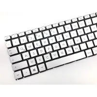 T-ProTek DEUTSCHE - Tastatur Keyboard Silber Beleuchtung kompatibel für HP Pavilion 15-eg3780nz (7Y877EA)
