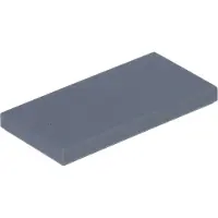 LEGO 250x Fliese 2x4, Dunkelgrau