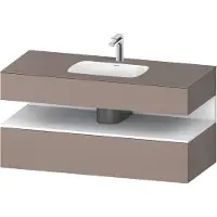 Duravit Einbauwaschtisch-Möbel-Set Qatego 120x55x60cm, w m/ba m, Kon-WTU, Nischenb