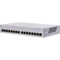 Cisco CBS110, Unmanaged, L2, Gigabit Ethernet (10/100/1000), Vollduplex, Rack-Einbau, 1U