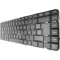 T-ProTek Schwarz - DE Tastatur mit Rahmen kompatibel für HP Pavilion DV6-3110sg, DV6-3150sg