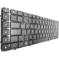 T-ProTek Schwarz - DE Tastatur Keyboard mit Rahmen kompatibel für HP Pavilion DV6-3013eg