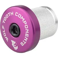 Wolf Tooth Expander, inkl. Ahead-Kappe mit integriertem 5mm Spacer, 1 1/8", purple