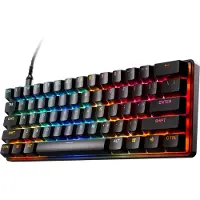 SteelSeries Apex Pro Mini Gen 3 UK, 60%, Kabelgebunden, USB, Magnetic-mechanical key switch, QWERTY, Schwarz