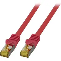 Efbe-Schott EFB Elektronik MK7001.20R, 20 m, Cat6a, S/FTP (S-STP), RJ-45, RJ-45, Rot