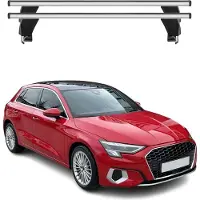 Menabo Dachträger Grundtäger für Audi A3 Sportback 8Y 2020-2025 50kg Alu Grau 2x