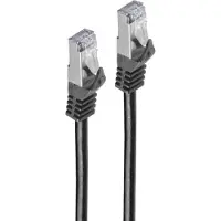 Shiverpeaks BASIC-S, Cat7, 15m, 15 m, Cat7, U/FTP (STP), RJ-45, RJ-45, Schwarz