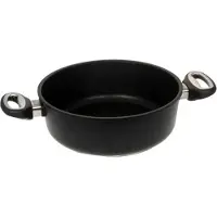 Lotus GUSS-PFANNE Bratenkasserolle Ø 24 cm Bodenmaß 18,5 cm Höhe 8,8cm