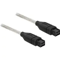 DeLOCK FireWire B/B, 3.0m, Grau, Männlich/Männlich, 3 m