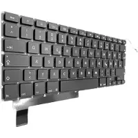 T-ProTek DE Tastatur ohne Beleuchtung kompatibel für MacBook Pro 15,4" A1286 (EMC 2324)