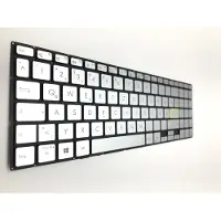 T-ProTek DEUTSCHE - Tastatur Keyboard Silber mit Beleuchtung kompatibel für Asus VivoBook 15 X521