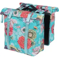 Basil Bloom Field Double Pannier Bag MIK – Hinterrad-Gepäcktasche für den Gepäckträger blau 18161