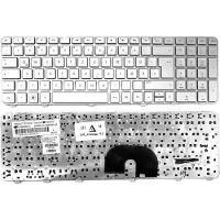 T-ProTek DE - Silber Tastatur mit Rahmen kompatibel für HP Pavilion DV6-6117eg, DV6-6136eg