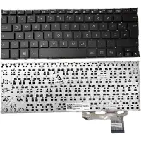 T-ProTek DE - Schwarz Tastatur ohne Rahmen version 2 kompatibel für Asus VivoBook Q200, Q200E