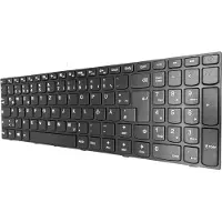 T-ProTek DEUTSCHE-Tastatur Keyboard Schwarz Rahmen kompatibel für LENOVO V110-17ISk (80VM00CFGE)