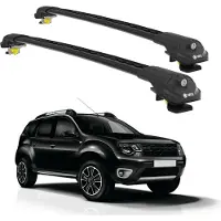TURTLE DACHTRÄGER AIR-1 DACIA DUSTER HS 2014 - 2017 (Raised Rails) , Schwarz