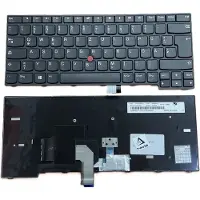 T-ProTek DEUTSCHE-Tastatur Schwarz Rahmen mit Trackpoint für Lenovo ThinkPad E470 20H1004SGE