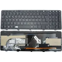 T-ProTek Tastatur - Farbe: Schwarz - mit Rahmen - mit Beleuchtung Deutsches Tastaturlayout kompatibel für P/N: DA-727682-B31