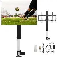 Vevor VEVR TV-Ständer für 28-32 Zoll LCD-LED-Plasmafernseher, Automatischer TV-Ständer, Aufzug für Fernseher, TV Lift Halterung 77-127 cm, Höhenverstellbar & Stabil Max. 60 kg