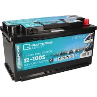 Q-Batteries LiFePO4 Akku 12-100S 12,8V 100Ah mit Bluetooth