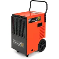 Lehmann Bautrockner Luftentfeuchter GO-BI, Entfeuchtungsleistung von bis zu 50 L/Tag, industrieller Entfeuchter, Geeignet für Räume und Keller bis 120m²