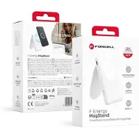 Forcell F10K2, 10000 mAh, Lithium Polymer (LiPo), Power Delivery, Quick Charge 3.0, Kabelloses Aufladen, 20 W, Weiß