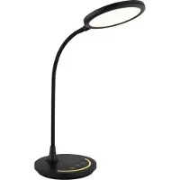 Globo Lighting Tischleuchte Kunststoff schwarz matt, LED