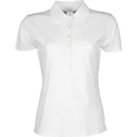 Tee Jays Damen Luxury Stretch Polo-Shirt, Kurzarm BC3307 (3XL) (Weiß)