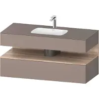 Duravit Einbauwaschtisch-Möbel-Set Qatego 120x55x60cm, E Ma/Ba m, Kon-WTU, B