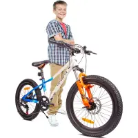 Sun baby Kinderfahrrad Jungenfahrrad 20 Zoll Fahrrad mit 6 gang Kettenschaltungen Shimano RevoShift Verdant Calix