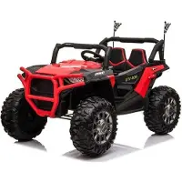 Es-toys Kinderfahrzeug - Elektro Auto "Buggy 999" - 12V10AH Akku,4 Motoren- 2,4Ghz, Allrad+2 Sitzer+Ledersitz+EVA