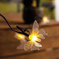 Esotec Solar Deko-Lichterkette mit Schmetterlingen 102183