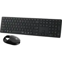 Rapoo 9850M, Kabellos, RF Wireless + Bluetooth, Scherenschalter, QWERTZ, Grau, Maus enthalten