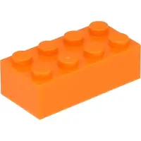 LEGO 2x4 Stein 3001 - 250 Stück Orange