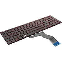 T-ProTek DE Schwarz Tastatur Keyboard ohne Rahmen mit Beleuchtung kompatibel für HP P/N: 836884-041