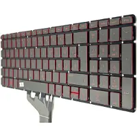 T-ProTek DEUTSCHE - Schwarz Tastatur Keyboard ohne Rahmen mit Beleuchtung kompatibel für HP Pavilion 17-BS