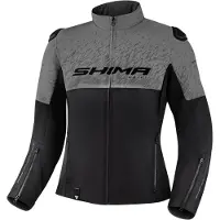 SHIMA Drift Damen Schwarz Grau Motorrad Textiljacke Größe XS